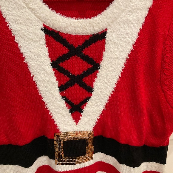 “Ugly Christmas Sweater” Dress. Great condition. Perfect for that holiday party - Picture 2 of 4